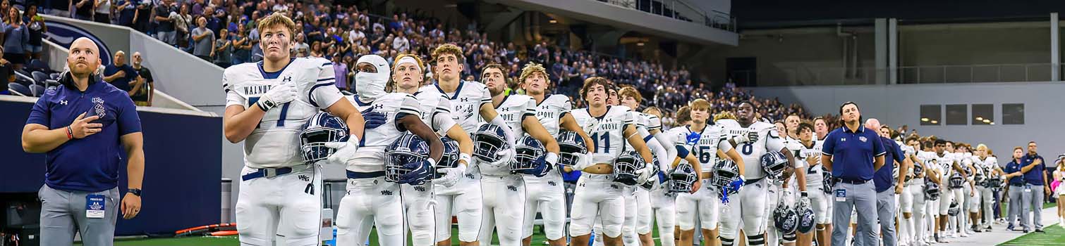 The Grove Gridiron Club - The Football Booster Club of Walnut Grove High School, Prosper, Texas #TheStandard